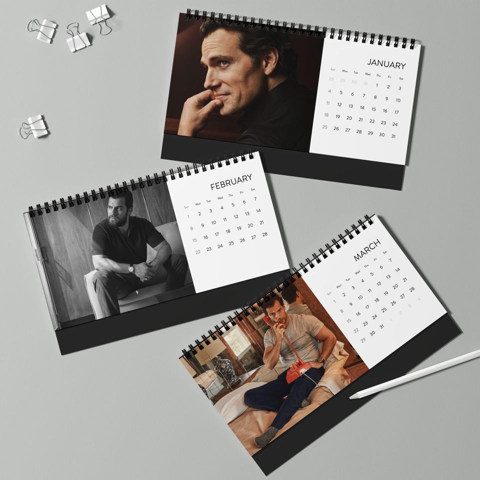 Henry Cavill - 2026 Desktop Calendar