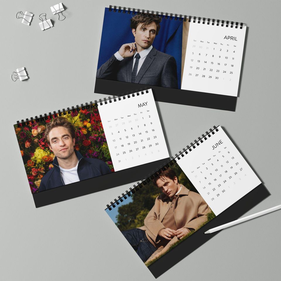 Robert Pattinson - 2026 Desktop Calendar