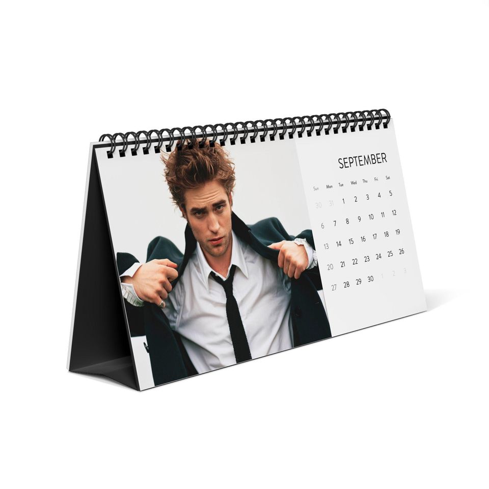 Robert Pattinson - 2026 Desktop Calendar