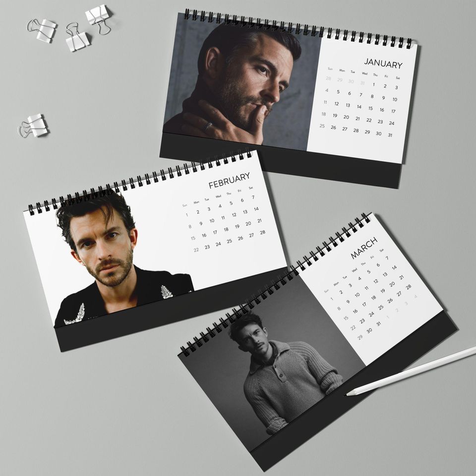 Jonathan Bailey - 2026 Desktop Calendar
