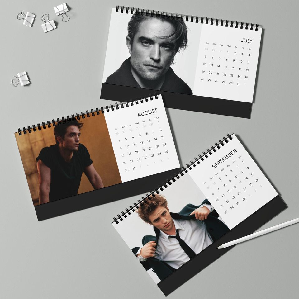 Robert Pattinson - 2026 Desktop Calendar