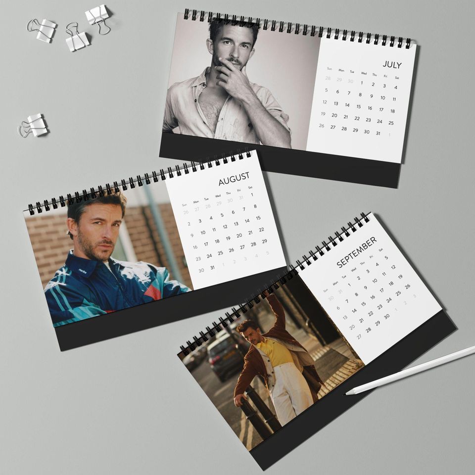 Jonathan Bailey - 2026 Desktop Calendar