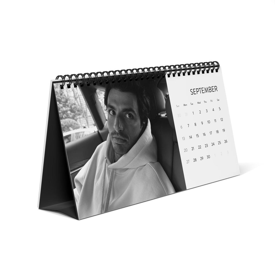 Carlos Sainz - 2026 Desktop Calendar