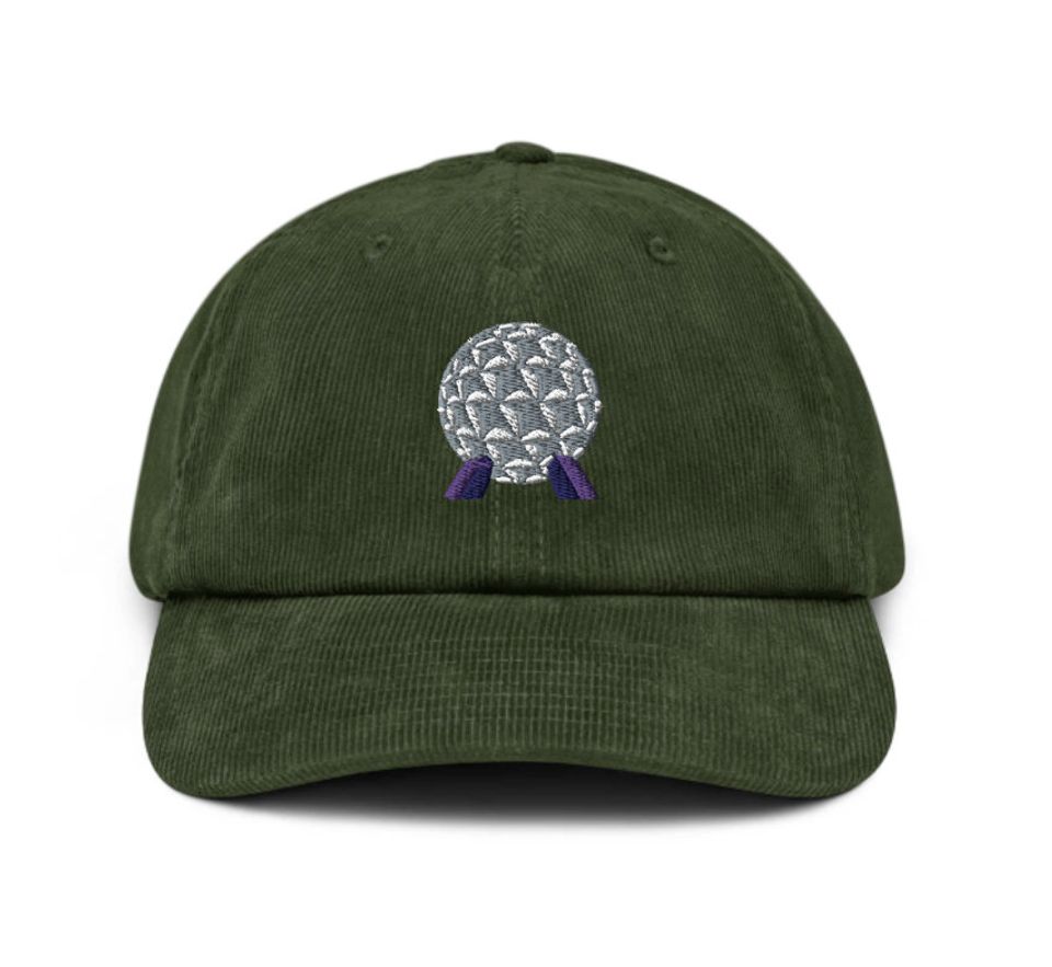 Epcot Embroidered Corduroy Hat in Multiple Colors