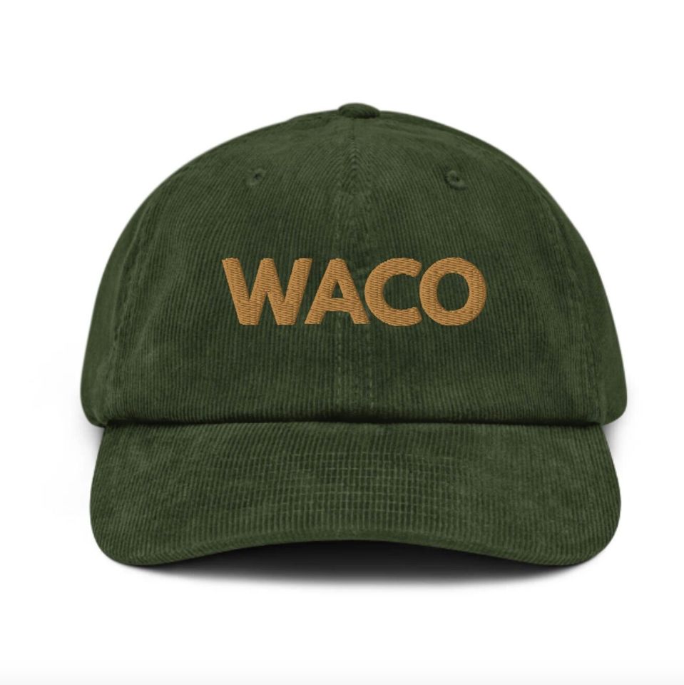 WACO Embroidered Corduroy Hat in Multiple Colors