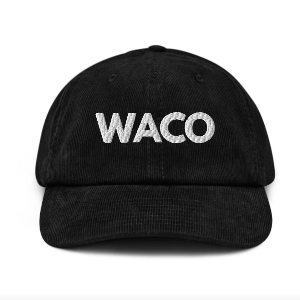 WACO Embroidered Corduroy Hat in Multiple Colors