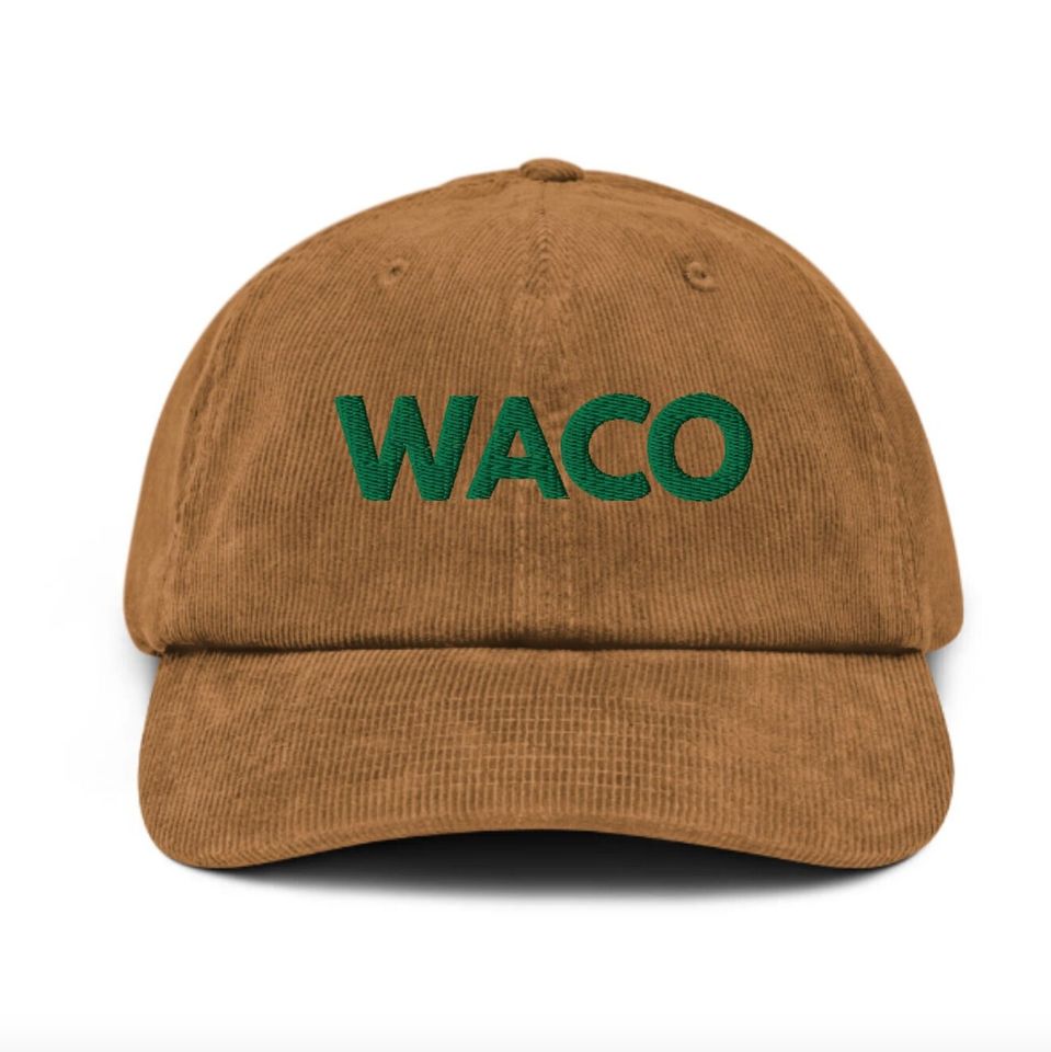 WACO Embroidered Corduroy Hat in Multiple Colors