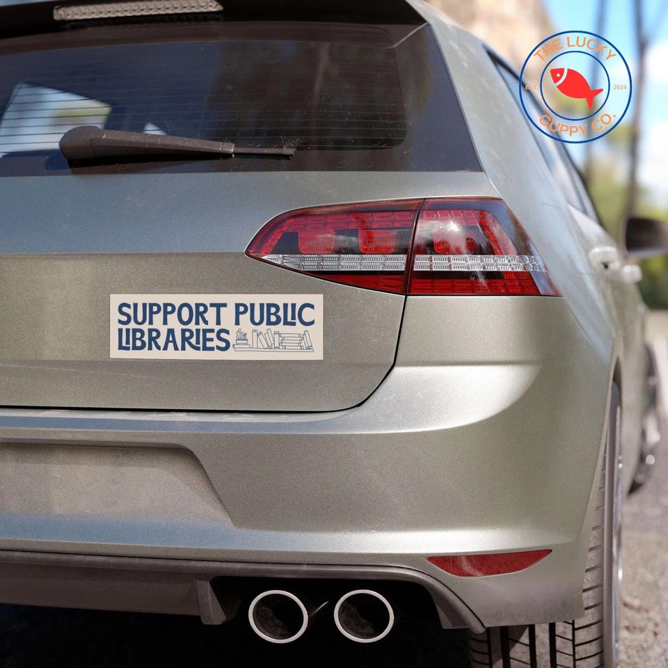 Support Public Libraries Sticker