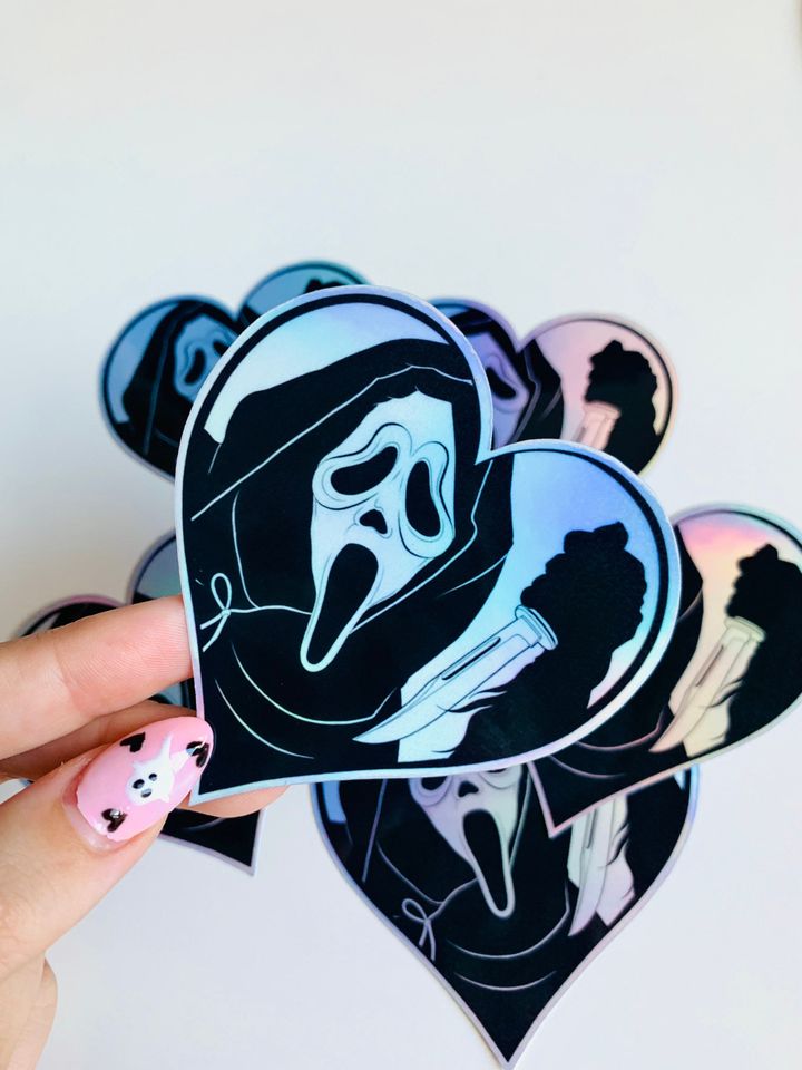 GhostFace Horror Sticker | Horror Film Scream Sticker