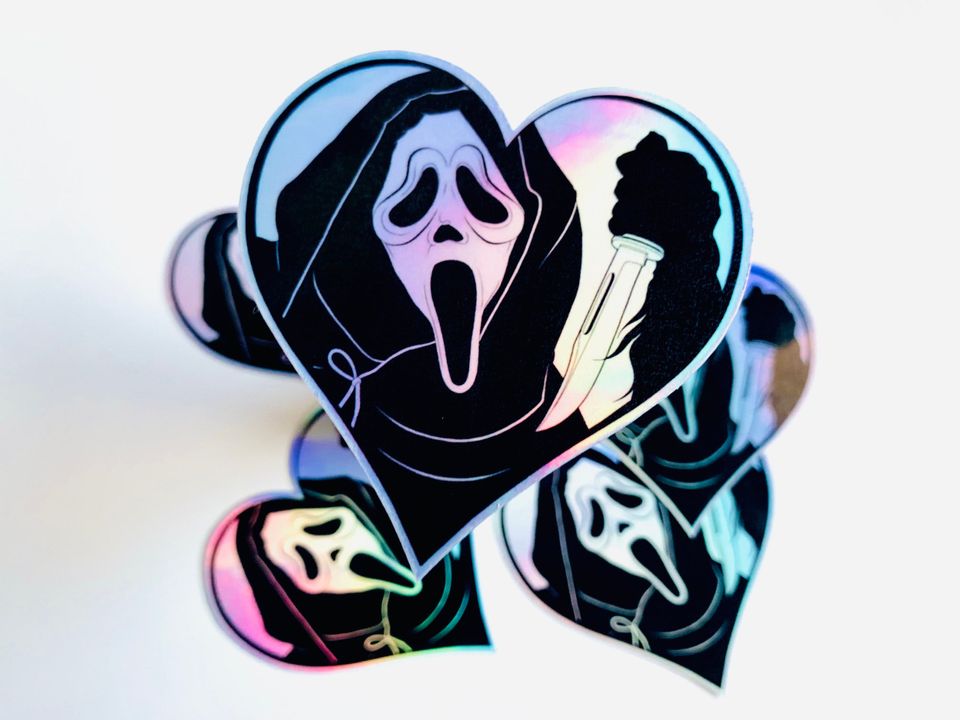 GhostFace Horror Sticker | Horror Film Scream Sticker