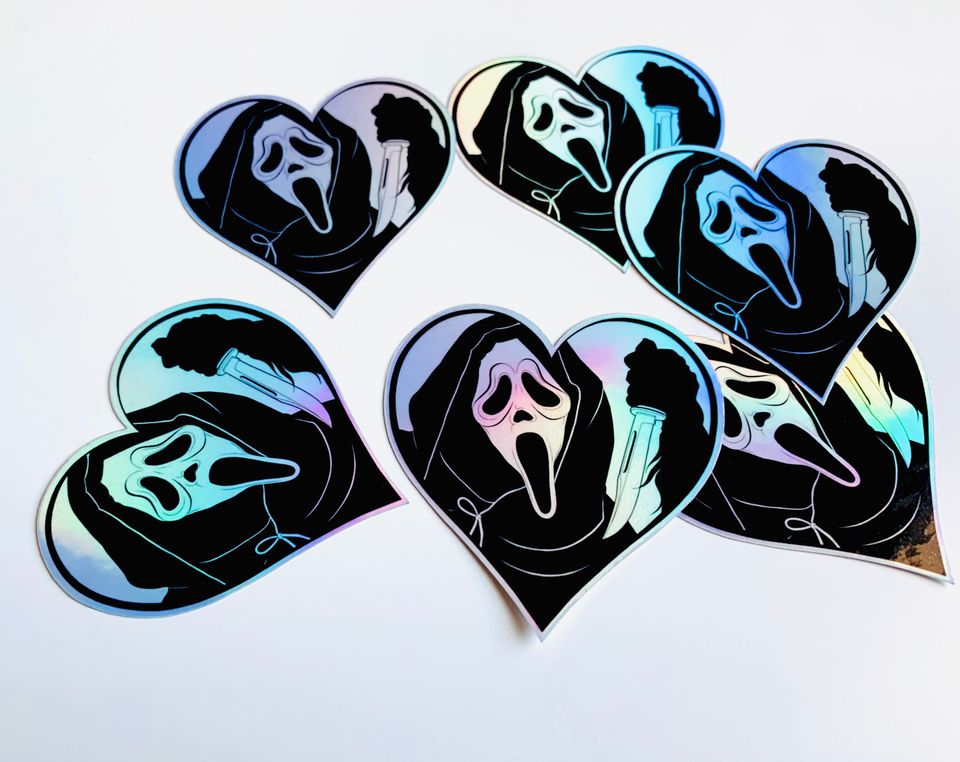 GhostFace Horror Sticker | Horror Film Scream Sticker