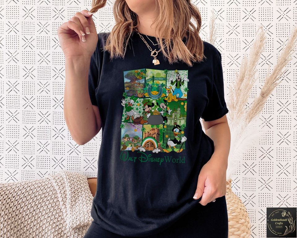 Disneyworld St Patricks Day Sweatshirt, Mouse & Friends Saint Patricks Day Sweatshirt