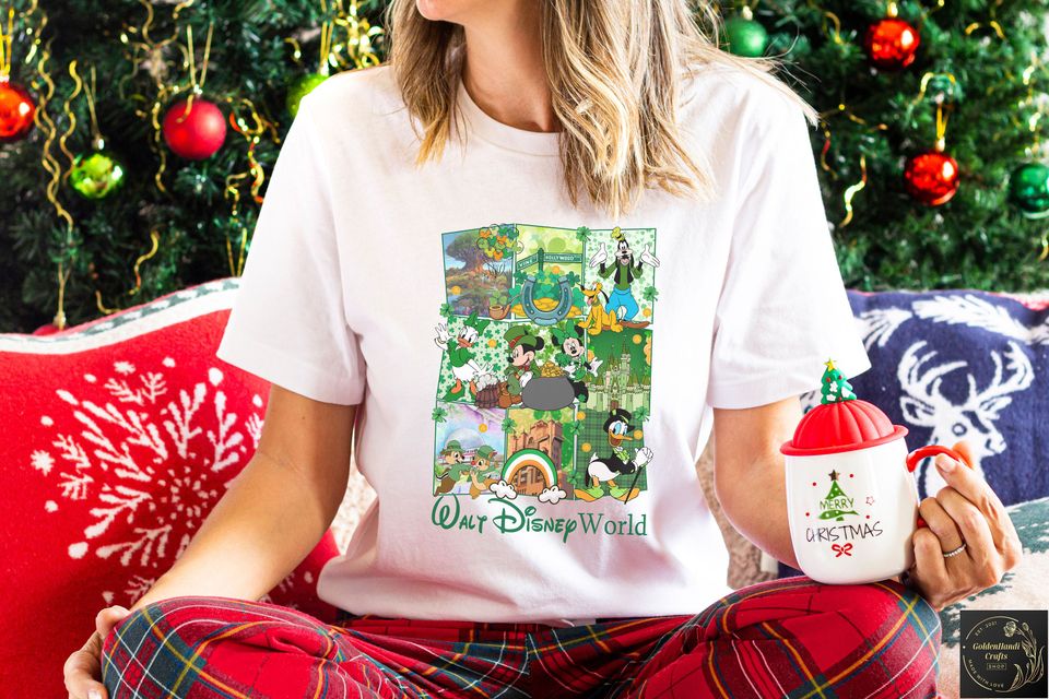 Disneyworld St Patricks Day Sweatshirt, Mouse & Friends Saint Patricks Day Sweatshirt