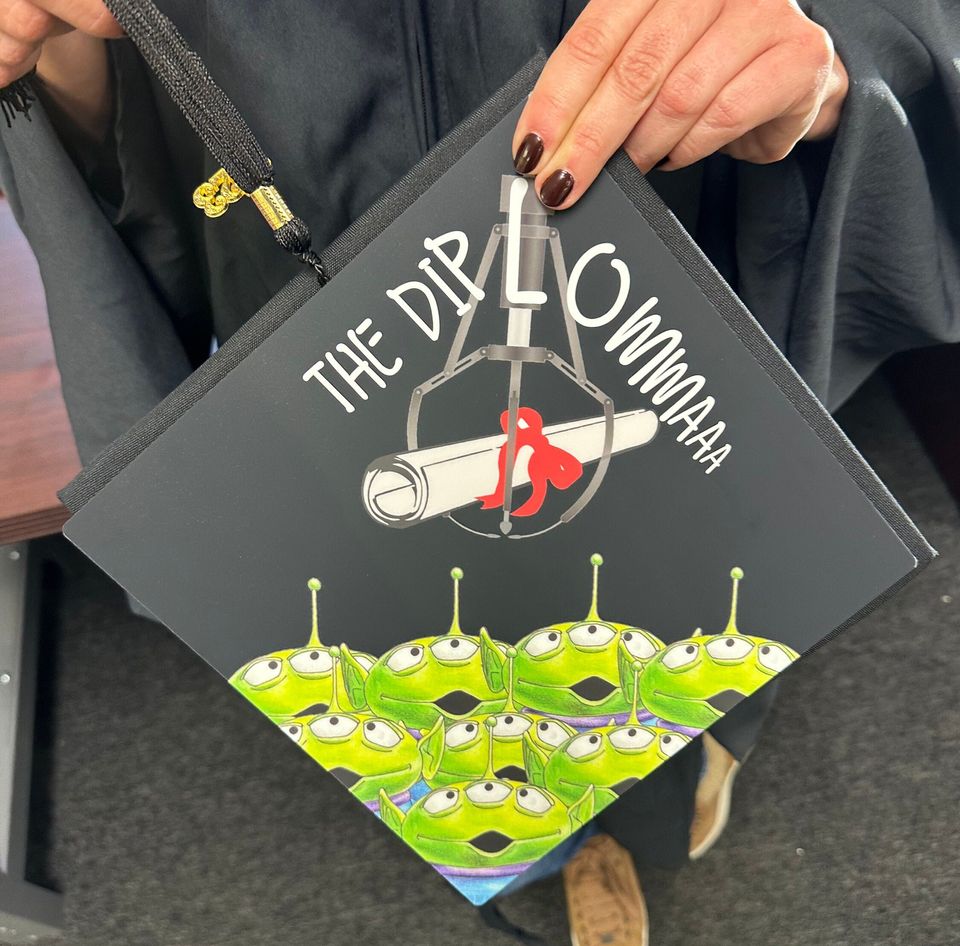 Graduation Cap Topper - The Diploma