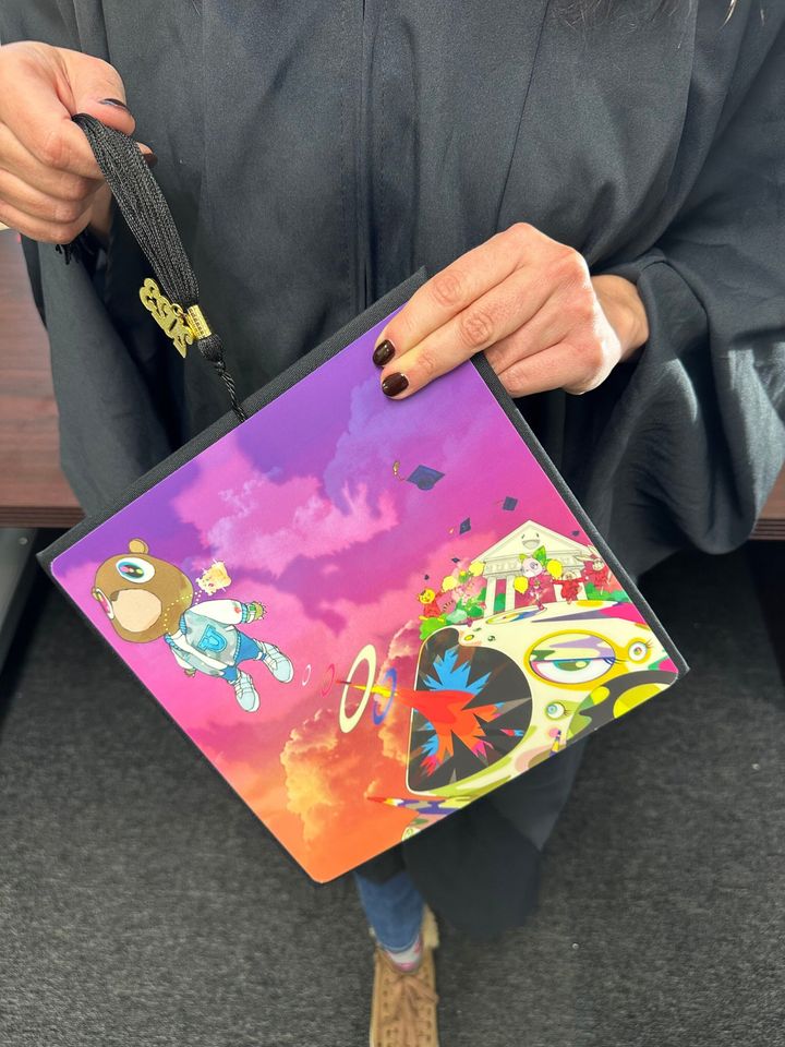 Kanye Graduation Cap Topper, Graduation Cap Decorations