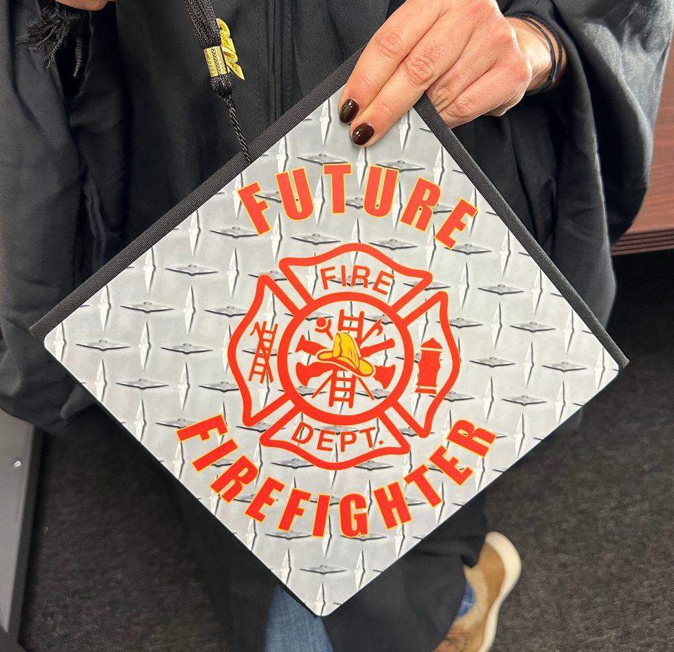 Future Firefighter Graduation Cap Topper