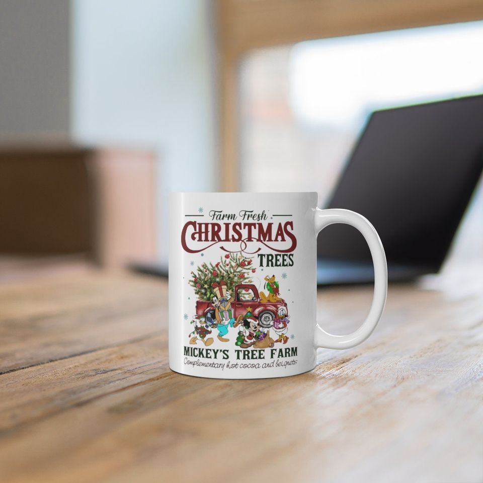 Cute Disney Christmas Mug, Christmas Mickey