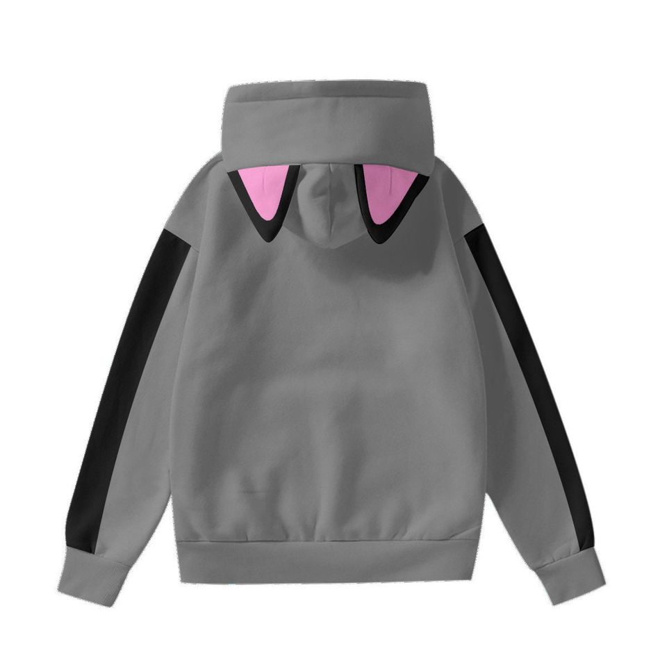 Cute Womens Hoodie With Decorative Cat Ears Pullover