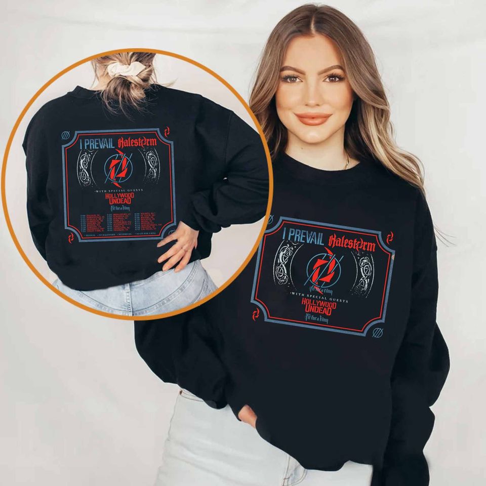 Halestorm, I Prevail 2024 Tour Shirt