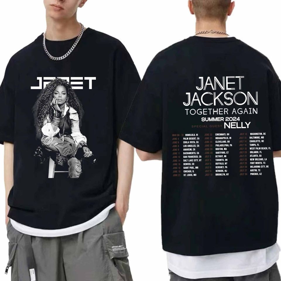 Janet Jackson Together Again Summer Tour 2024 Sweatshirt