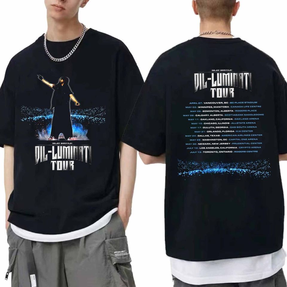 Diljit Dosanjh 2024 Dil Luminati Tour Shirt