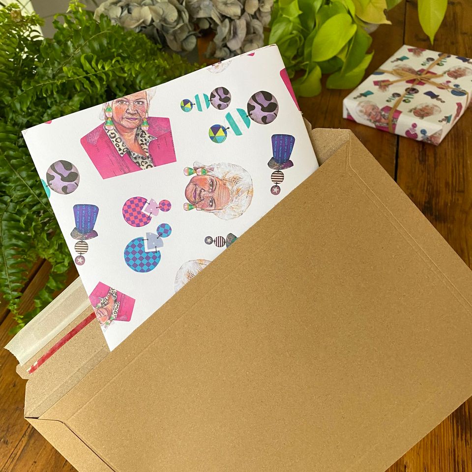 Pat Butcher Wrapping Paper Retro Eastenders Gift Wrap