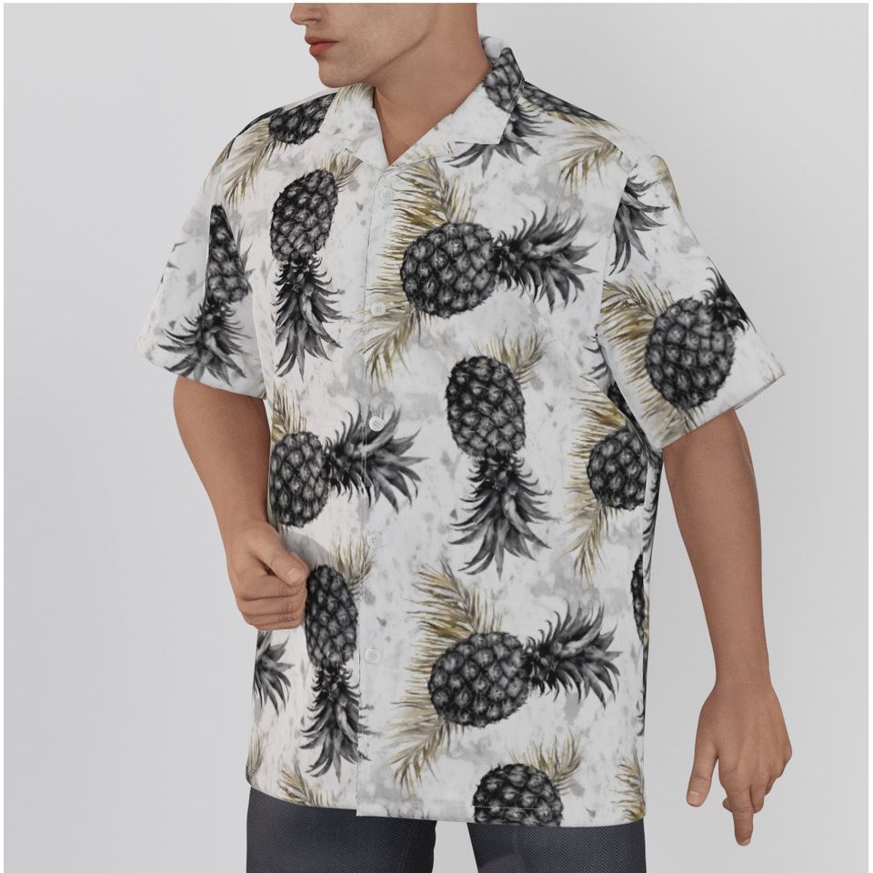 Upside Down Pineapple Hawaiian Shirt