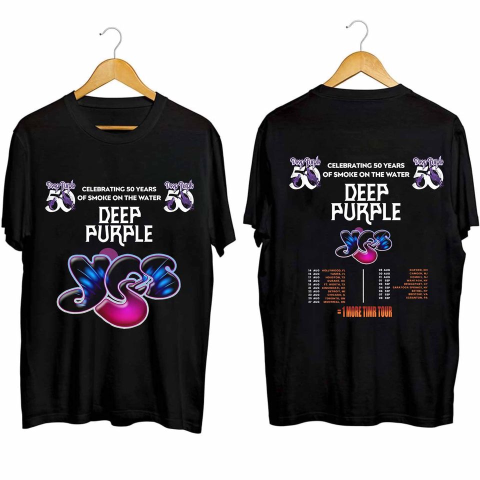Deep Purple = 1 More Time 2024 Tour Shirt