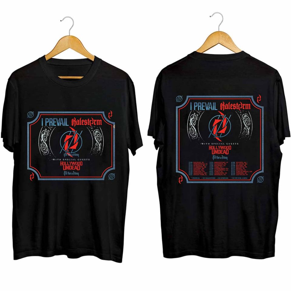 Halestorm and I Prevail 2024 Tour Shirt