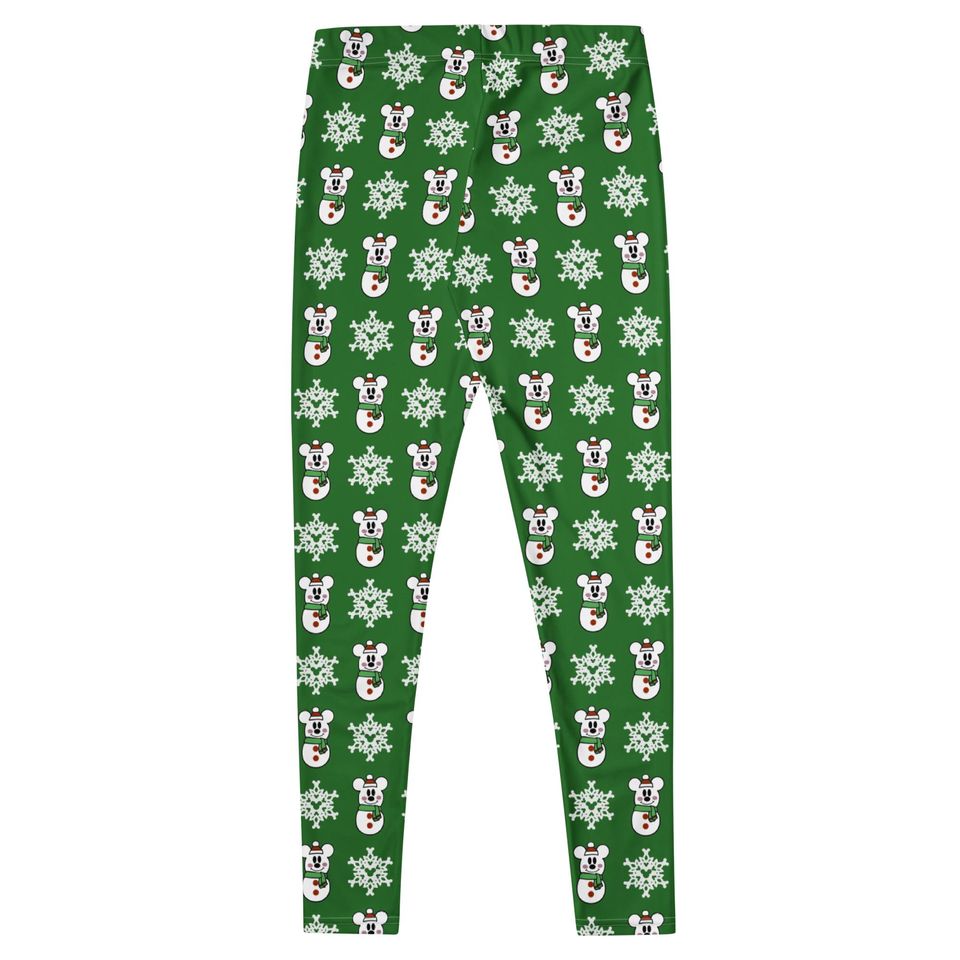Mickey Snowman Holiday Leggings