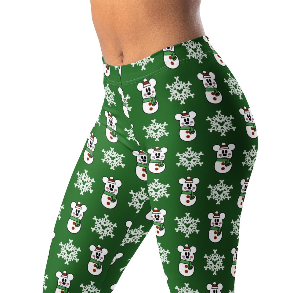 Mickey Snowman Holiday Leggings