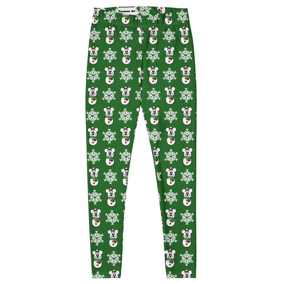 Mickey Snowman Holiday Leggings