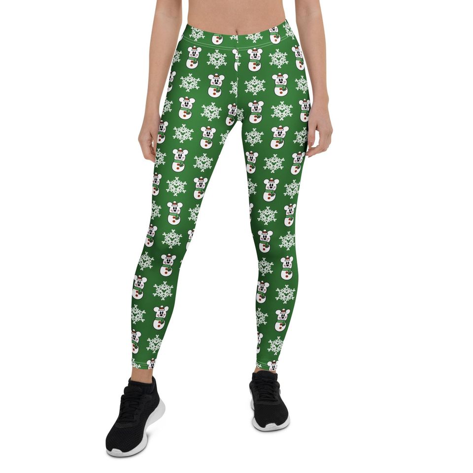 Mickey Snowman Holiday Leggings