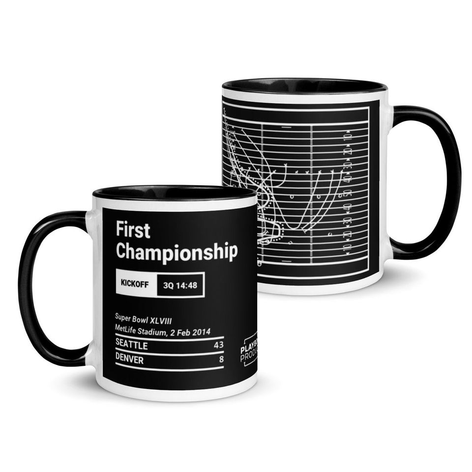 Greatest Seahawks Plays Mug: First Championship
