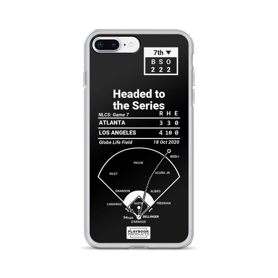 Greatest Dodgers Plays iPhone&nbsp;Case: Headed to the Series (2020)