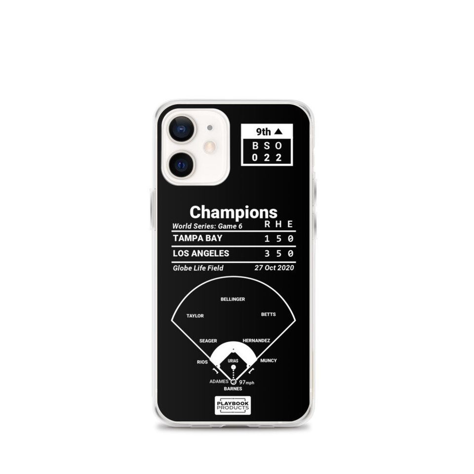 Greatest Dodgers Plays iPhone&nbsp;Case: Champions (2020)