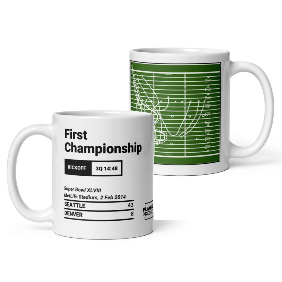 Greatest Seahawks Plays Mug: First Championship
