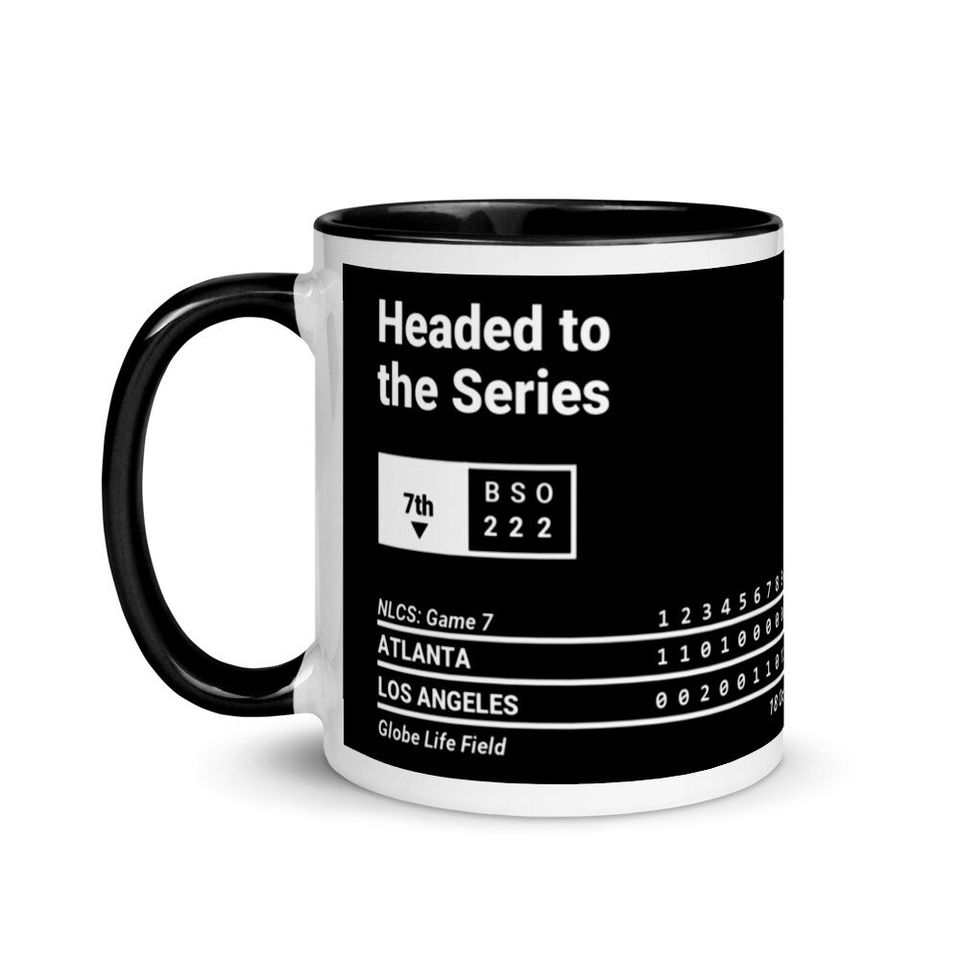 Greatest Dodgers Plays Mug: Headed to the Series (2020)