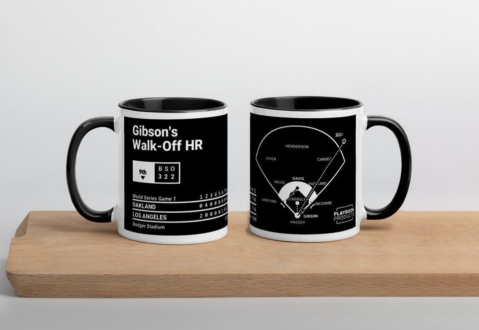 Greatest Dodgers Plays Mug: Gibson's Walk-Off HR (1988)