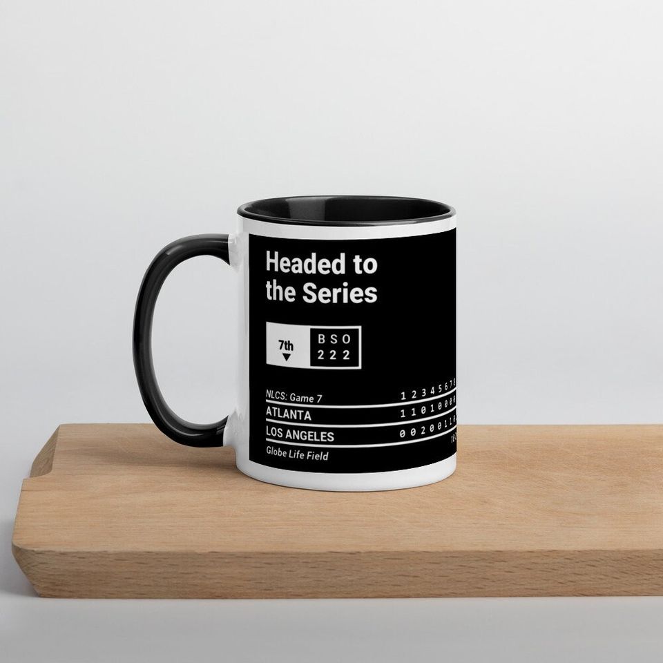 Greatest Dodgers Plays Mug: Headed to the Series (2020)