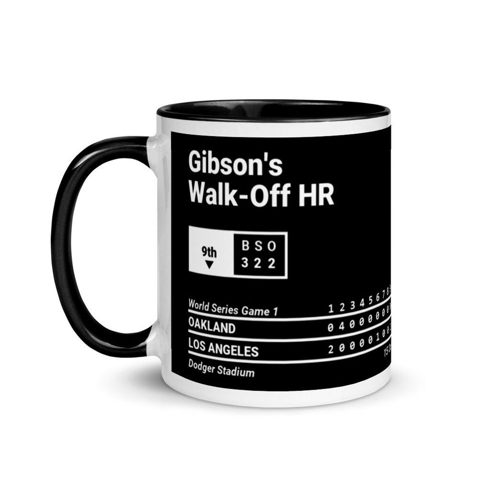 Greatest Dodgers Plays Mug: Gibson's Walk-Off HR (1988)