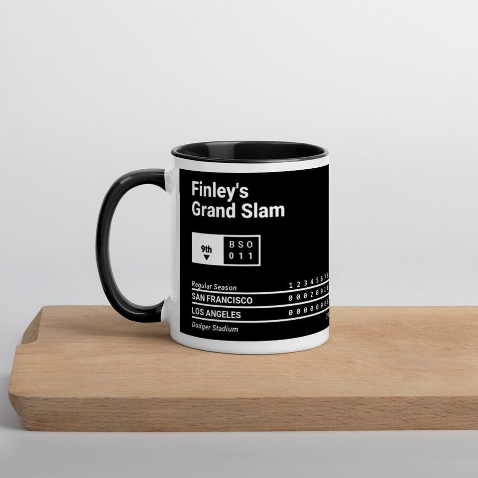 Greatest Dodgers Plays Mug: Finley's Grand Slam (2004)