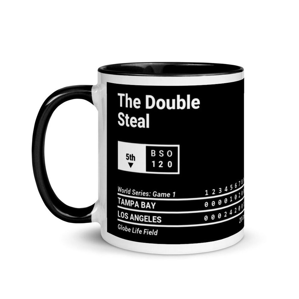 Greatest Dodgers Plays Mug: The Double Steal (2020)