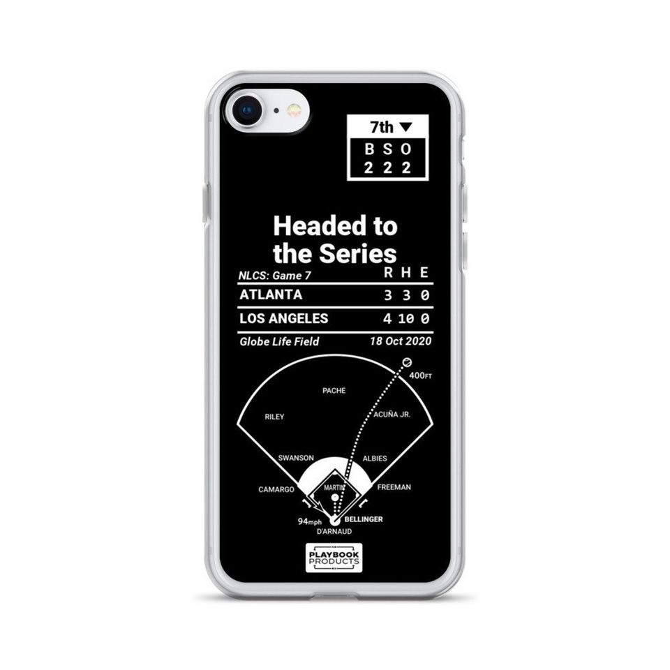 Greatest Dodgers Plays iPhone&nbsp;Case: Headed to the Series (2020)