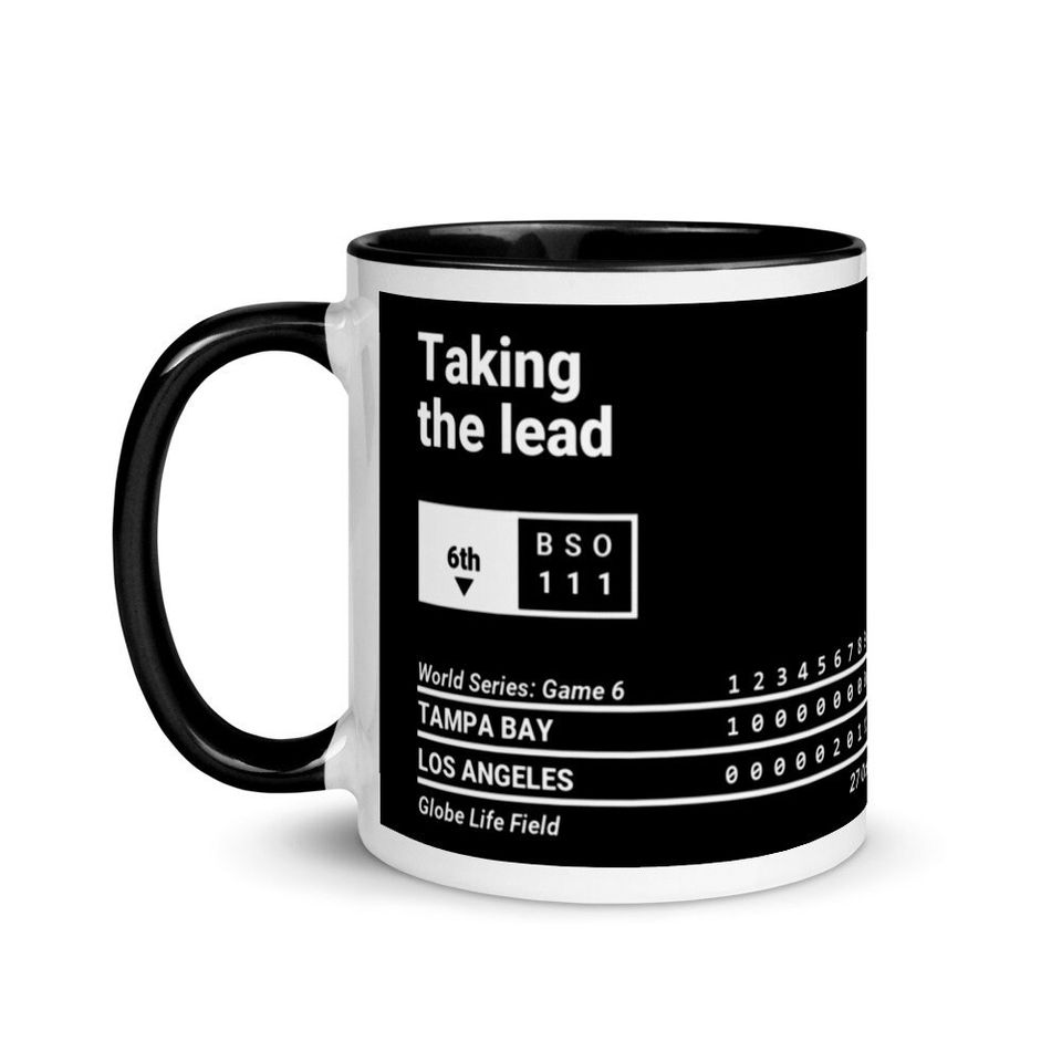 Greatest Dodgers Plays Mug: Taking the lead (2020)