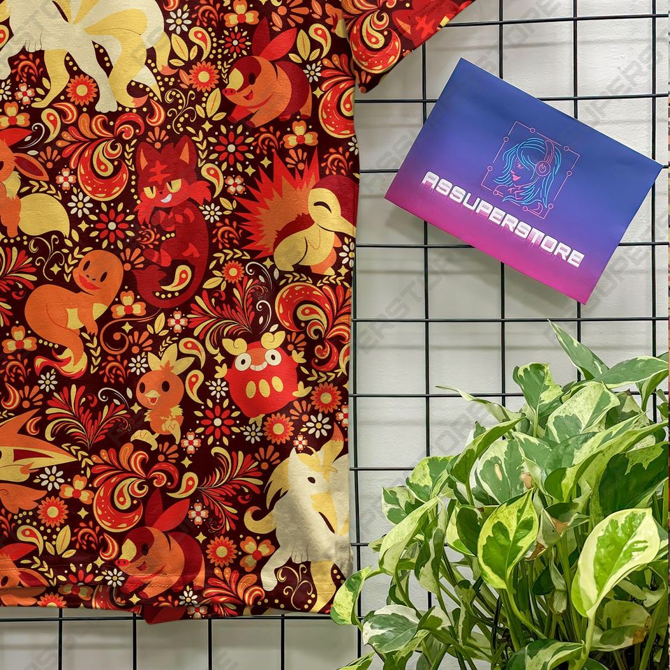 Charmander eevee Fire Funny Tshirt