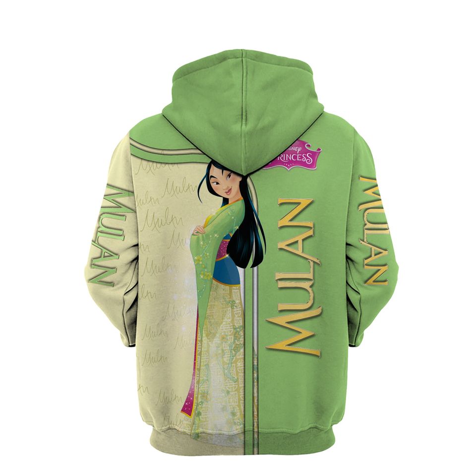 Mulan Princess 3D Hoodie