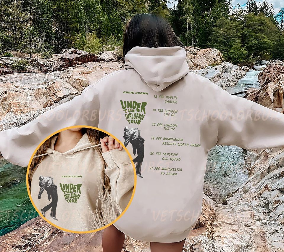 Chris Brown Under The Influence Tour 2 Sides Sweatshirt