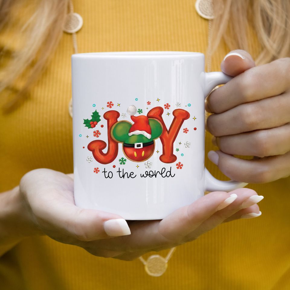 Disney Christmas Mug, Christmas Mickey Mouse Mug, Mickey Cup, Disney Coffee Mug