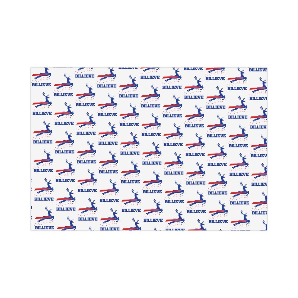 Billieve, Holiday Bills Mafia - Gift Wrapping Paper Rolls for Buffalo Fans